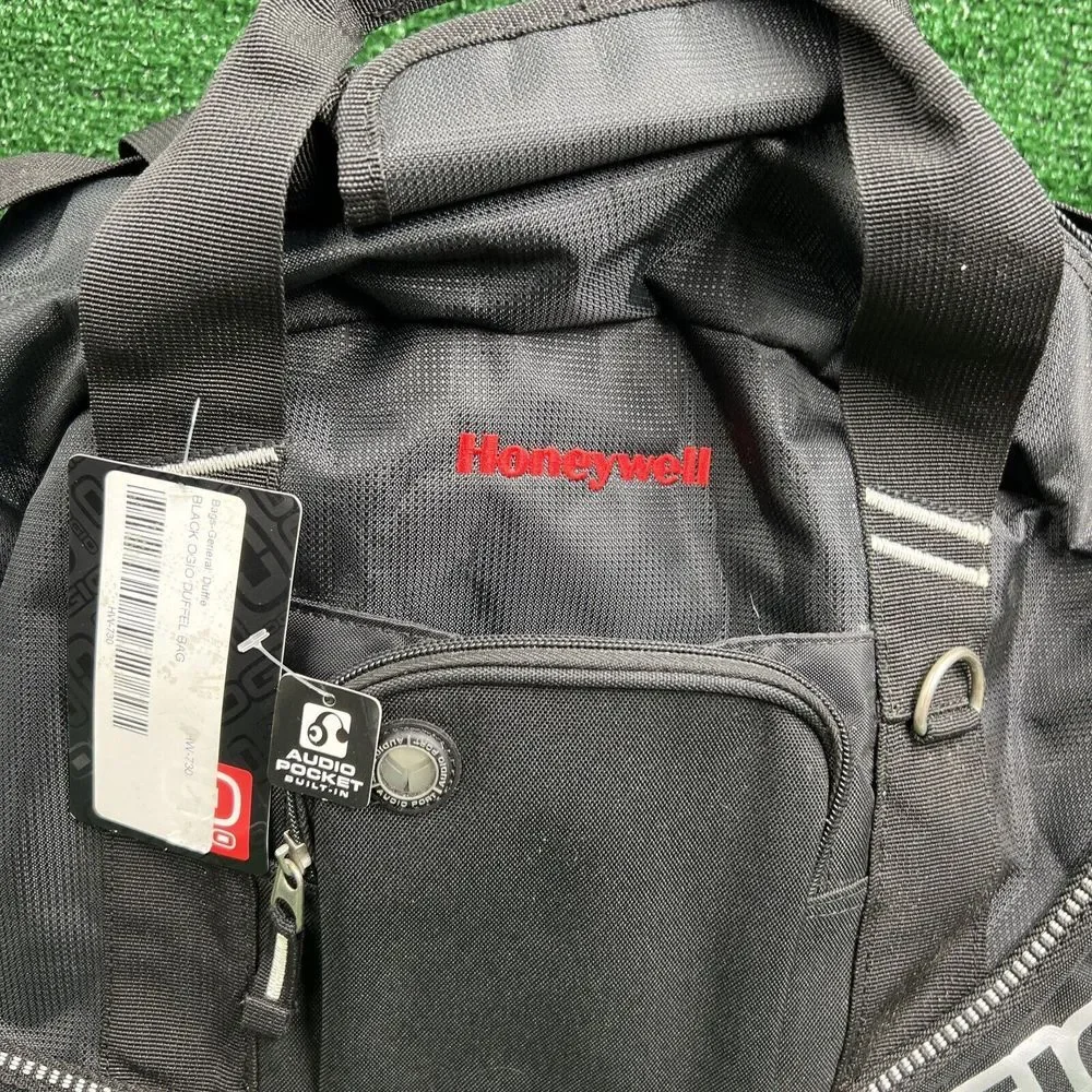 Ogio‎ Half Dome Duffle Gym Bag Honeywell Logo Black With Audio Pocket NWT